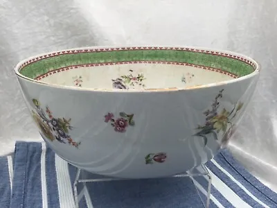 Buy Antique Crown Pottery, Longton, Decorative Fruit Bowl. Floral Display 26 Cm • 15£