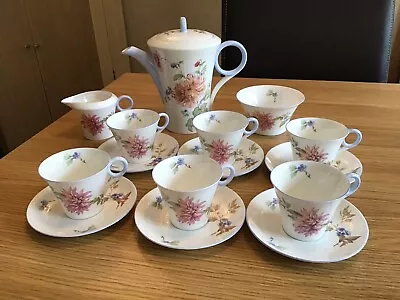 Buy Shelley Chrysanthemum Demitasse Tea Coffee Set • 177.23£
