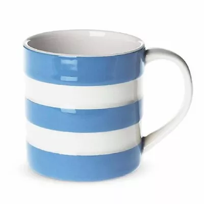 Buy Cornishware Blue White Striped Victorian Ceramic Espresso Coffee Mug - 110ml • 9£