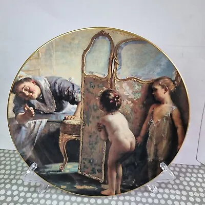 Buy Royal Grafton Fine Bone China 'Before The Bath' Collectors Plate By Paul Peel • 8.51£