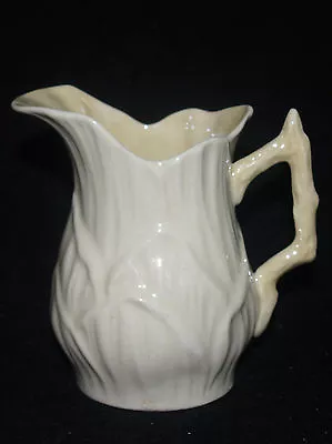 Buy Antique Belleek Irish Porcelain Lily Pattern Creamer Cream Pitcher Black Mark • 21.97£