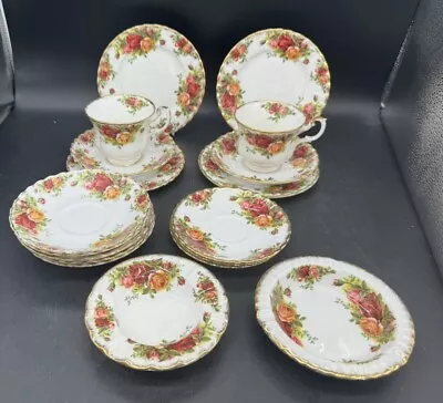 Buy Royal Albert Old Country Roses Bone China Cups Saucers Side Bread Plates Ashtray • 17.75£