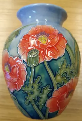 Buy Old Tupton Ware Small Vase With Poppy Design • 9.99£