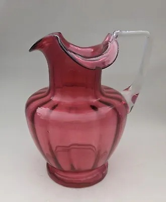 Buy Antique Cranberry Glass Jug • 30£