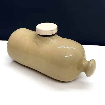 Buy Antique Lovatts Langley Ware Stoneware Pottery Hot Water Bottle Bed Warmer • 24.99£