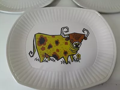 Buy Vintage 1970s Ironstone Pottery Beefeater Grill Plate Bull/Cow Steak CHOOSE • 12.95£