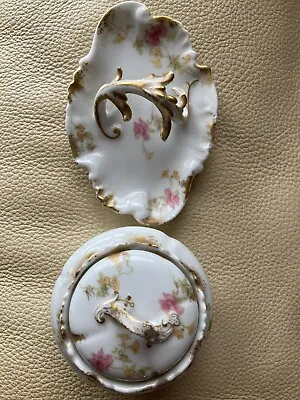 Buy CFH GDM Antique 1881 Limoges France Porcelain Bowl Set • 70£