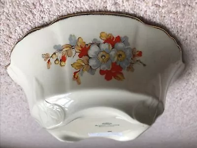 Buy Antique 1940s Post War Mark  Alfred Meakin England Floral Gilded Trim  Dish • 6.99£