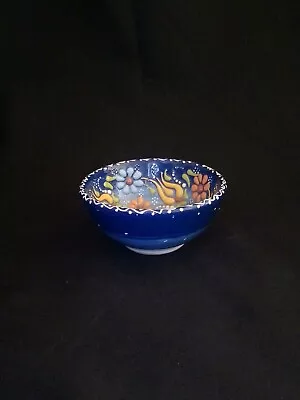 Buy Vintage, Nimet Varli, Nimet, Kutahya, Turkey Traditional Pottery Pin Dish • 22£