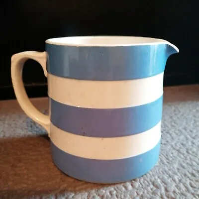 Buy Vintage Tg Green Cornishware Large Milk Jug Blue And White Striped  • 30£