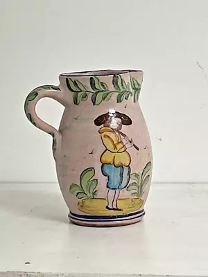 Buy Signed Antique European Probably French Or Italian Faience Jug Pitcher Tin Glaze • 84£