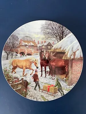 Buy Wedgewood Plate Title “CHRISTMAS PRESENT” Christmas Companions Range Collectable • 3.99£