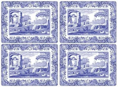 Buy Pimpernel For Spode Blue Italian Placemats Set Of 4 • 36£