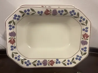 Buy Adams Old Colonial Open Vegetable Dish Floral English Ironstone 25 Cms X 19.5 Cm • 10£