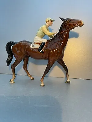 Buy Beswick Racehorse And Jockey 1037 No 234. Perfect Condition • 235£