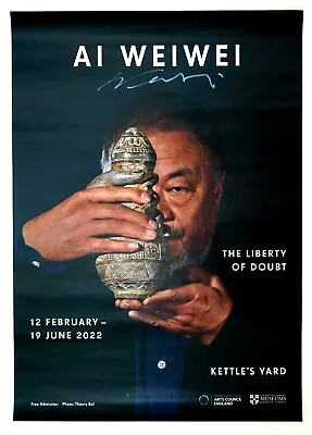 Buy AI WEIWEI Signed Original Poster 2022 • 125£