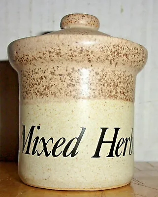 Buy English Stoneware Mixed Herbs Jar By John Hermansen • 7.64£