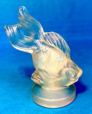 Buy SABINO Poisson Capelan Fish F42 8568 Opalescent Crystal Art Glass Koi Stamped • 82.64£