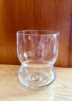 Buy Iittala Clear Glass Vase, Finnish Glass, VGC, 14 Cms • 40£