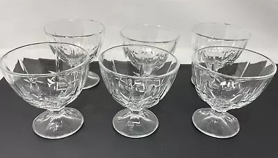 Buy 6 X VINTAGE GLASS SUNDAE DISHES / DESSERT BOWLS ICE CREAM ,TRIFLE • 10£