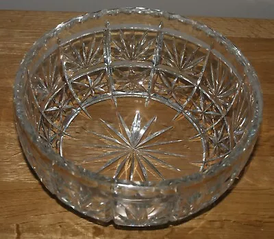 Buy Vintage Cut Glass Bowl (Heavy) • 10£