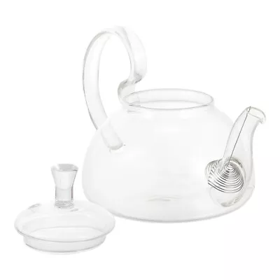 Buy Glass Teapot Removable Infuser Loose Leaf Tea Maker Set Glass Zen Teapot • 13.46£