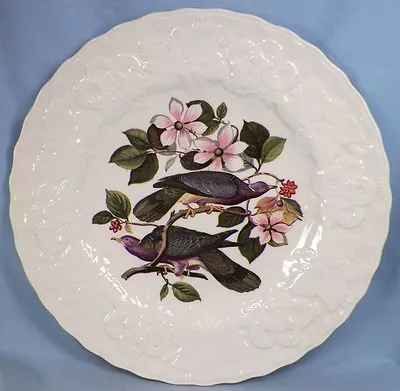 Buy Alfred Meakin Band Tailed Pigeon Luncheon Plate Birds Of America Flower Embossed • 37.92£