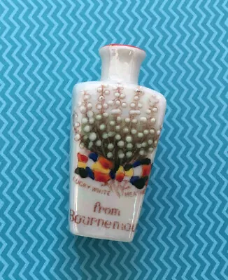 Buy Vintage Arcadian Lucky White Heather Miniature Vase From Bournemouth • 3£