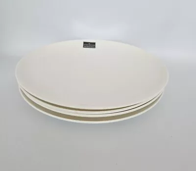 Buy 4x Dartington Dinner Plates Fine Bone China White 27cm Elegant • 56£
