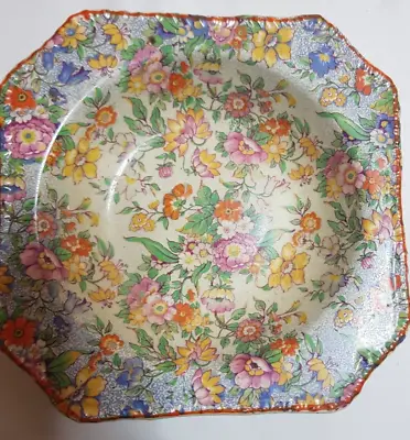 Buy Vintage Sweet Bowl, Chintz Flower Design • 4£