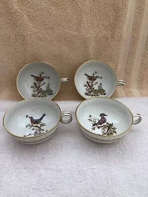 Buy Limoges France B & C Coffee/Tea Cups 4 With Birds Vintage French Names On Back • 42.66£