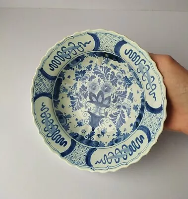 Buy Vintage Delft Holland Blue & White Bowl • 15£