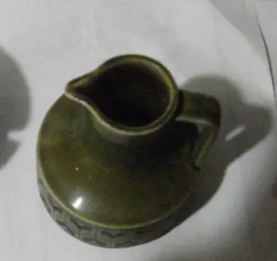 Buy Hornsea Pottery England  GREEN VINEGAR/oil Pouring Jug Height 90 Mm • 9£