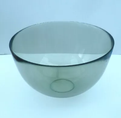 Buy Rare Orrefors Light Smoked Art Glass FUGA Fruit Mixing Bowl Approx 21.5 X12.5 Cm • 49.75£