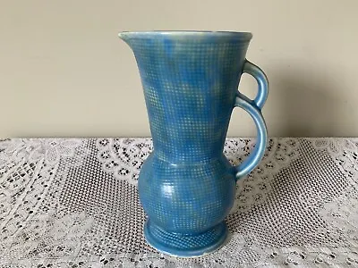 Buy Art Deco Blue Ceramic Jug Vase - 10  • 35£