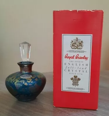 Buy Royal Brierley Vintage Iridescent Glass 'Studio' Vase Artglass • 35£