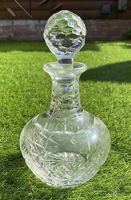 Buy Vintage Royal Brierley Crystal Brandy Decanter - Used Excellent Condition SALE • 8.99£