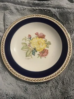 Buy Crown Ducal China Handpainted Flowers Poppy & Rose England Plates 9  • 14£