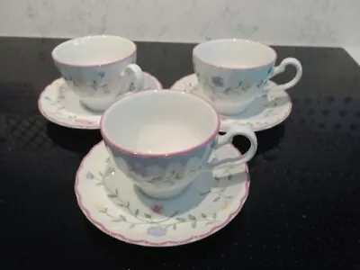 Buy Johnson Brothers SUMMER CHINTZ SET OF THREE Cups And Saucers • 9.99£