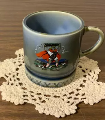 Buy VTG Irish Porcelain Tea Mug Celtic Giant Hero Ireland Blue Finn MacCoul • 4.79£