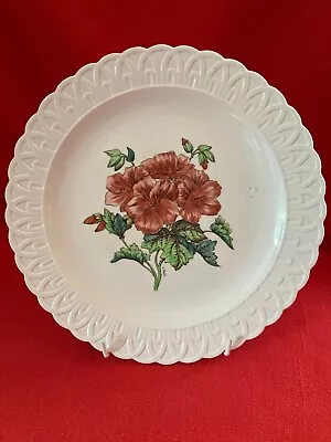 Buy 1949 W T Copeland & Sons (Spode) Cabinet Plate Geranium Pattern #2371/6 Signed • 41.10£