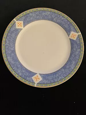 Buy Royal Norfolk Dinner  Plate Blue Diamond Pattern Large 26cm Good Condition • 9.95£
