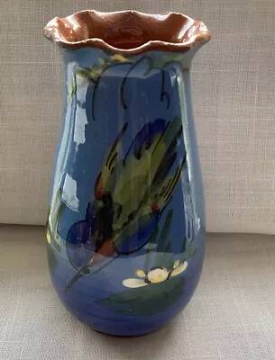 Buy Devon Blue Longpark Torquay 6” 15cm Vase Diving Kingfisher Water River Design • 9.99£