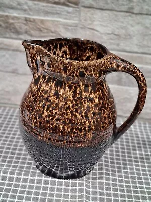 Buy Tall  Jug  Fosters Honeycomb Cornish Pottery 8 Inches High • 12.99£