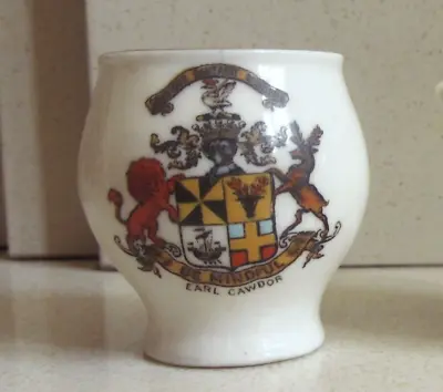 Buy Antique/Vintage W H Goss Crested China - Earl Cawdor - Model Of Colchester Vase • 3£