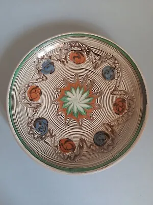 Buy Romanian Pottery Plate, Folk Art Bowl, Hand Painted, In A Box. • 35.09£