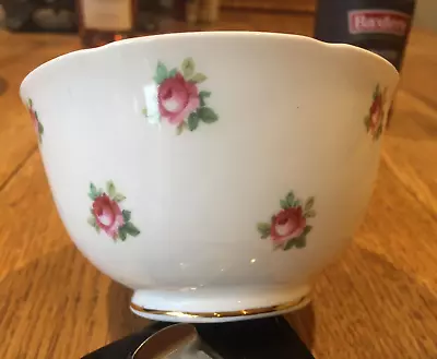 Buy Small Adderley Bowl Rose Pattern Fine Bone China Sugar • 5£