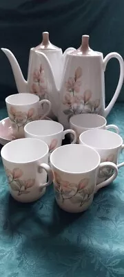 Buy Royal Adderley Coffee Set, 6 Cups & Saucers, Sugar &  2 Pots  Ophelia  • 10£