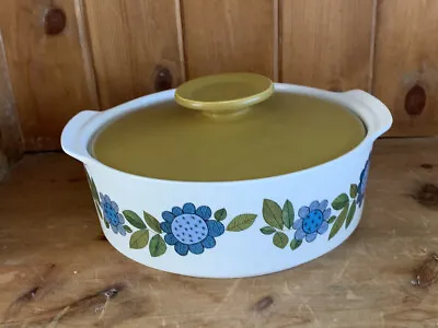 Buy Vintage J&G Meakin Studio Topic Casserole Dish With Lid 1960s • 9.99£