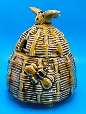 Buy Vintage Wilson & Puroy  Devon Pottery Bee Hive Honey Pot Storage Jar 11cm High • 6.99£